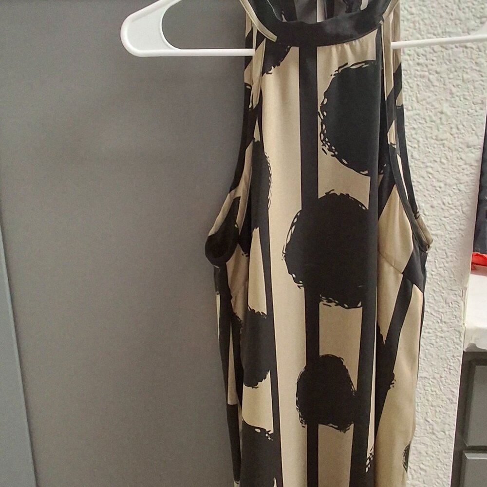 Vertical Stripes and Polka Dots Dress